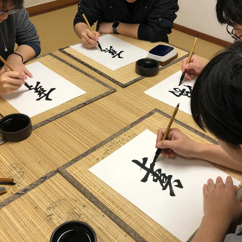 Modern calligraphy workshop
